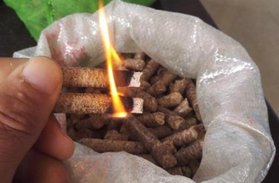 生物質香蕉视频毛片的顆粒燃料